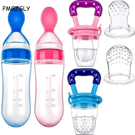 Silicone Fresh Food Nibbler Baby Feeder Kids boy girl Fruit Nipples Feeding Safe Infant Baby Supplies Nipple soother Bottles