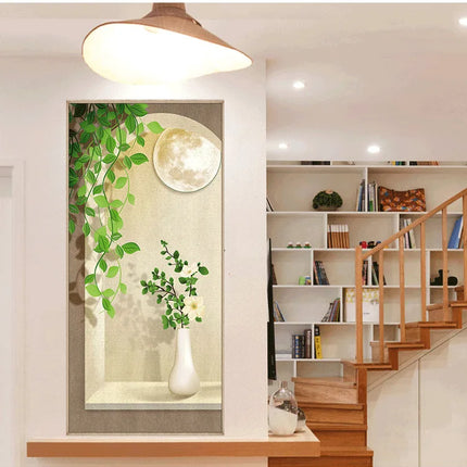 Light and shadow porch decorative wall painting Modern Painting Living Room Home Decoration 50*105cm decoration wall paste