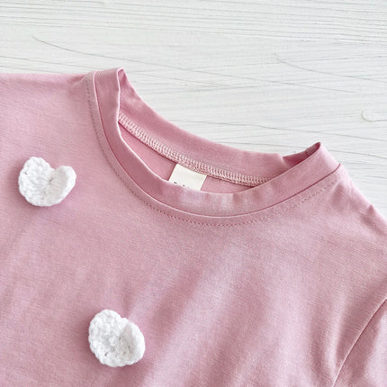 New Baby Boys Clothes Newborn Infant Baby Boy Girl Romper 3D Clouds, Hearts, Flowers Patchwork Jumpsuit Summer Baby Clothes