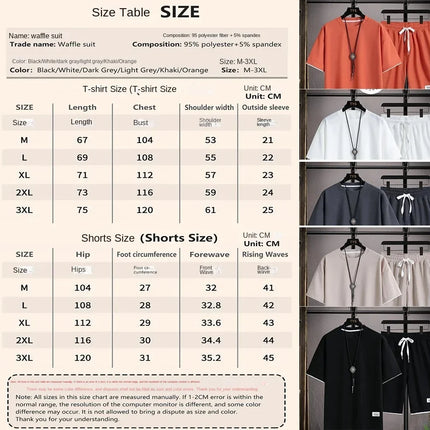 2025 Men's New Fashion Set, Casual Sportswear, Korean Fashion Classic, Summer Handsome Men's Set