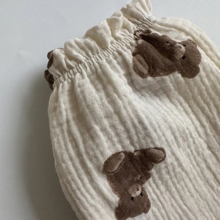 Organic Cotton Baby Pants Newborn Toddlers Autumn Spring Summer Winter Cute Print Soft Muslin Clothes Pants Pantalons Capris