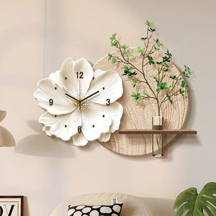 Creative Wall Clock Modern Living Room Wal Ladhesive Watch Nordic Interior LED Luminous Clocks Bedroom Large Clock Noiseless