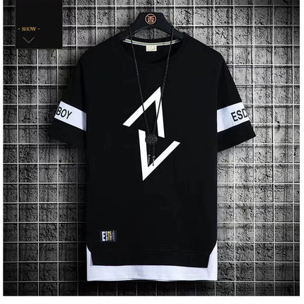 Summer Casual Graphics T Shirts For Men Japan Fashion Streetwear Print T Shirt  Harajuku Short Sleeve Tops Tees Men Clothing