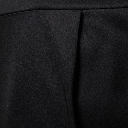 Fashion Man Stand Collar Shirt  Personality Oblique Button Irregular Long Sleeve Business Festival Hombre Mens Dress Shirts