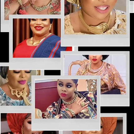 2022 Hot Selling Brazilian Dubai Italian Gold Plated Jewelry Women's Wedding Party Banquet Big Pendant Jewelry Sets FHK13725