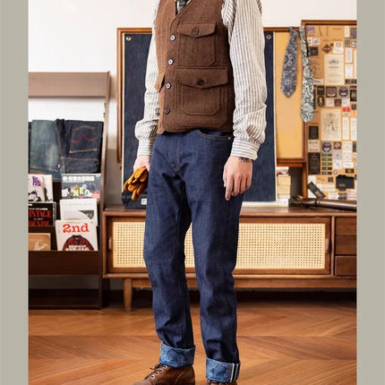 Red Tornado NOIR Year of the Dragon Limited Edition Jeans 14oz Natural Indigo Selvedge Denim Pants