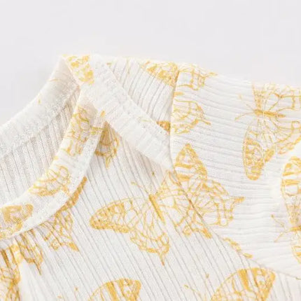 6/9/10Pieces Cotton Baby Boy Clothes Sets Cartoon Newborn Baby Girl Clothes Unisex Bodysuits+Pants Print Sleeveless Bebes