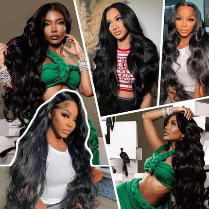 13x4 13x6 Lace Front Wigs Human Hair 180 Density Body Wave Pre Plucked Natural Color Wig Human Hair Lace Front Wigs for Women