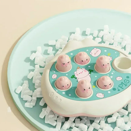 Duck/Frog/Pig Baby Toy Montessori Learning Game Educational Puzzle Gift for 12 24 Months Toddler Boy/Girl with Hammer