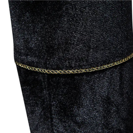 2023 new men's high-end velvet suits fashion casual dress jacket party costumes men's sets