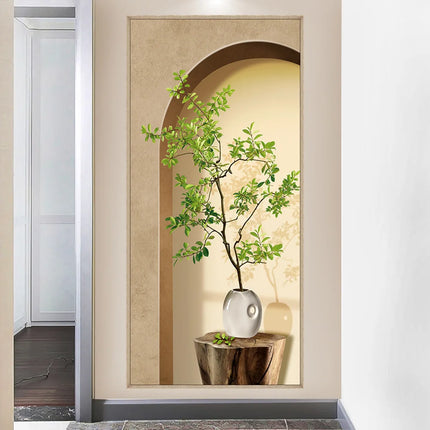 Light and shadow porch decorative wall painting Modern Painting Living Room Home Decoration 50*105cm decoration wall paste