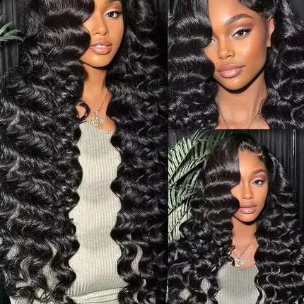 30 Inch Loose Deep Wave 13x4 HD Lace Frontal Human Hair Wig Brazilian Remy Curly Wigs Human Hair Lace Front Wig Pre Plucked