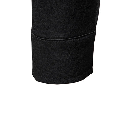 Fashion Man Stand Collar Shirt  Personality Oblique Button Irregular Long Sleeve Business Festival Hombre Mens Dress Shirts