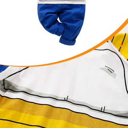 Spring and Autumn Tops+Pants 100% Cotton Long Sleeve Boys Clothes Costume Print Cartoon Cosplay Outfit Cool Trendy Children Kids