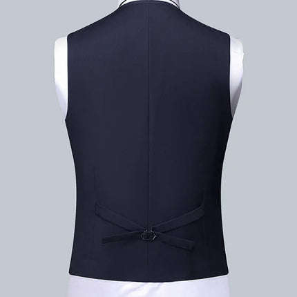 Men's Solid Color Business Suit 2025 High Quality Fashion Banquet Wedding Trend Groom Best Man Single 3/2/1