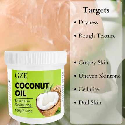 GZE Coconut Oil Cold Pressed Virginl Fractionated For Skin And Hair Care Nail Massage Oil Cocos Nucifera Oil Carrier Oi