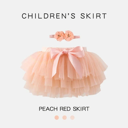 Baby Girls Newborn Tutu Skirt Outfit for Kids 2pcs Short Skirts+Headband Set Costume Toddler Girl Clothes Child Birthday Tutus