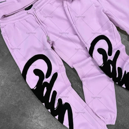 New Punk Goth Casual Loose Men Suit 2025 American High Street Fashion Clothing Retro Harajuku Y2K Fashion Oversized Hoodie