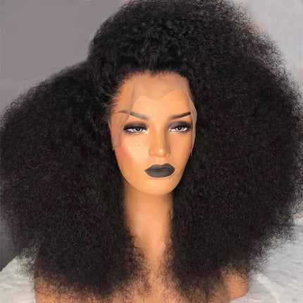 13x4 Kinky Curly Lace Front Wigs for Women Human Hair Pre Plucked With Baby Hair Transparent Lace Frontal Wigs Kinky Curly Wigs