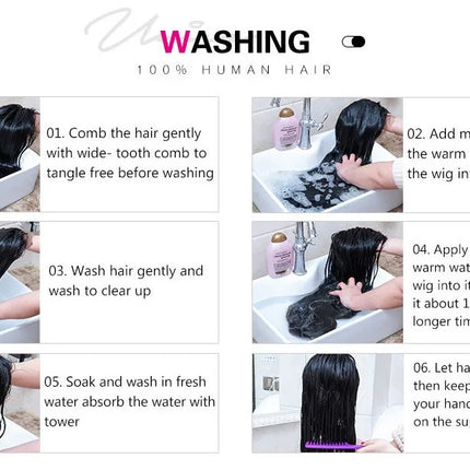 UNICE Black Cherry Colored Human Hair Wigs 7x5 & 13x4 Pre Cut Pre Bleached Glueless Wig Human hair Ready To Wear 150% Density