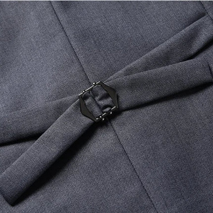 Men's Solid Color Business Suit 2025 High Quality Fashion Banquet Wedding Trend Groom Best Man Single 3/2/1