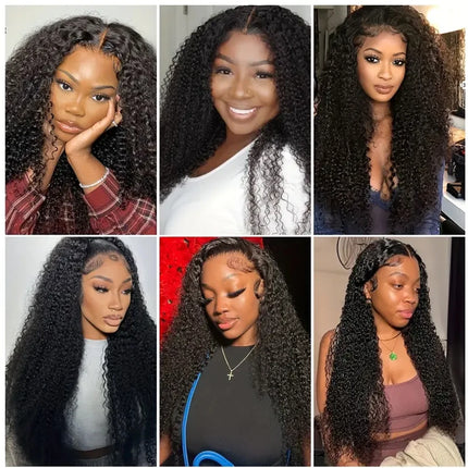 Afro Kinky Curly V Part Human Hair Wigs 30 Inch Machine Made Wig Upgrade V Part Wigs Glueless Full Head Clip In Half Wigs