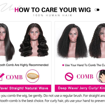 UNICE Black Cherry Colored Human Hair Wigs 7x5 & 13x4 Pre Cut Pre Bleached Glueless Wig Human hair Ready To Wear 150% Density