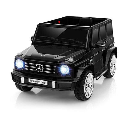 12V Battery Powered Mercedes-Benz G500 Kids Ride-on Car-White-4