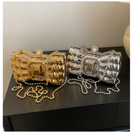 Acrylic Bow Chain Handbag – Elegant, Trendy & Versatile