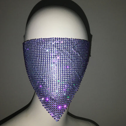 Metallic Mesh Party Mask – Elegant European Style