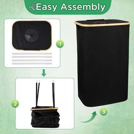 Recyclable Trash Can with Removable Reusable Inner Bags