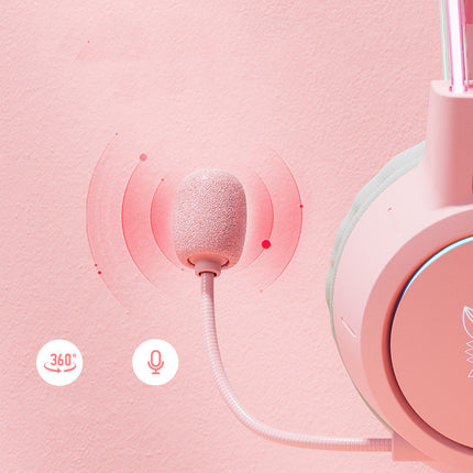 LUNVERO X7 Gaming Headset with LED Lighting & Mic