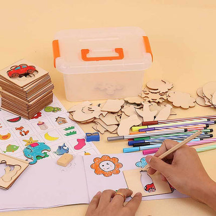 Set Tools For Learning To Draw For Young Children