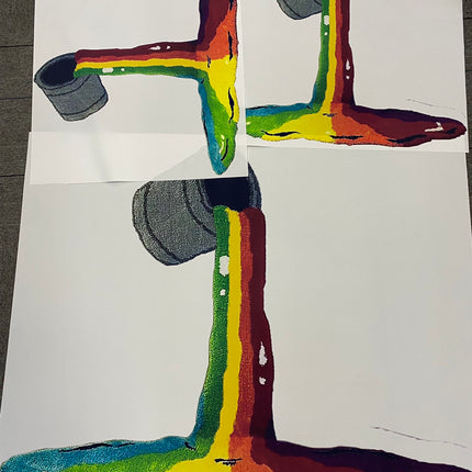 Rainbow 3D Creative Carpet & Wall Hanging Decor