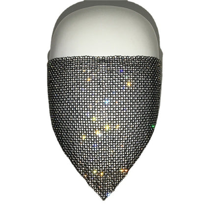 Metallic Mesh Party Mask – Elegant European Style