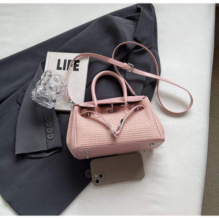 Riviera Bloom: French Straw Crossbody – Summer Edition