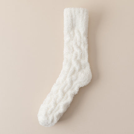 Winter Warm Fuzzy Coral Fleece Unisex Socks