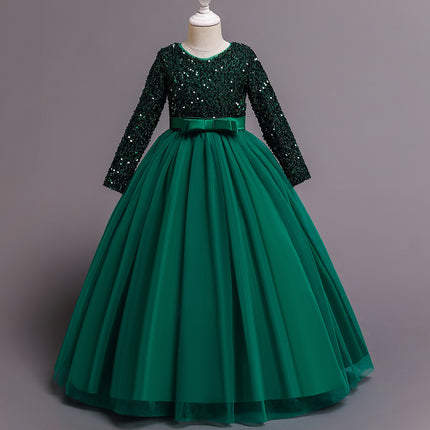 Girls’ Casual Sequin Cotton Top