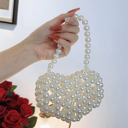 Elegant Imitation Pearl Handbag – Chic, Lightweight & Versatile