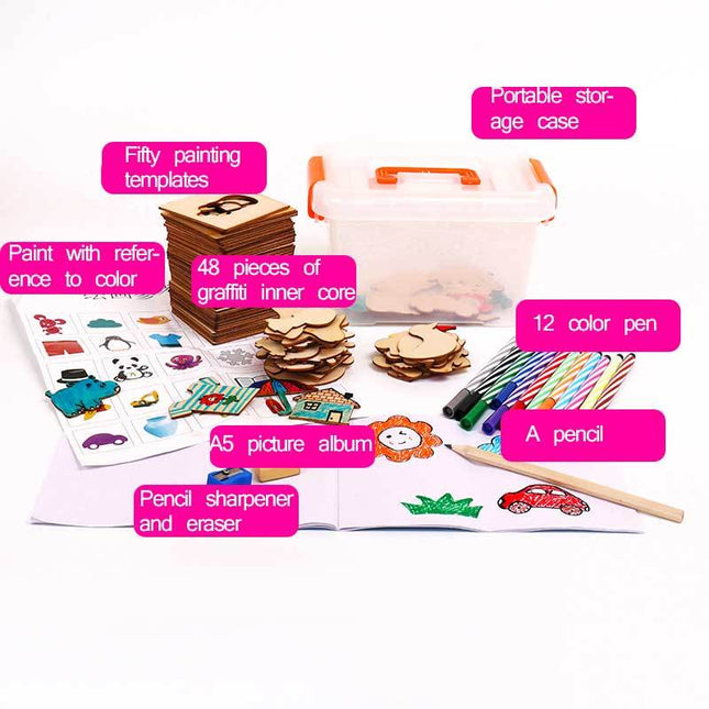 Set Tools For Learning To Draw For Young Children