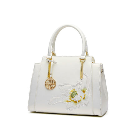 Legacy Bloom: High-End Handbag with Purposeful Elegance