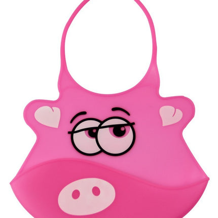 Monster Design Waterproof Silicone Baby Bib – Fun & Mess-Free Feeding