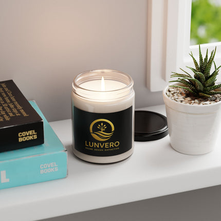 LUNVERO OPULENT 9oz Ambiance Candle | Artisan-Poured Soy Wax, 9 Aromatic Scents
