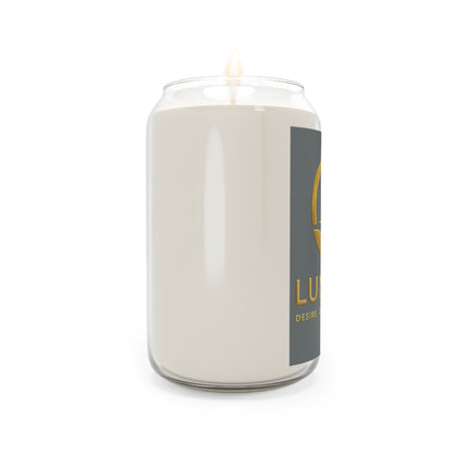 LUNVERO LUXE Bespoke 13.75oz Soy Candle | Custom-Designed, 70-Hour Personalized Vessel