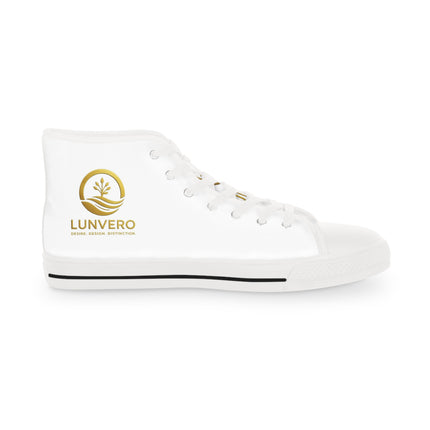 LUNVERO Gold Edition High-Top Sneakers