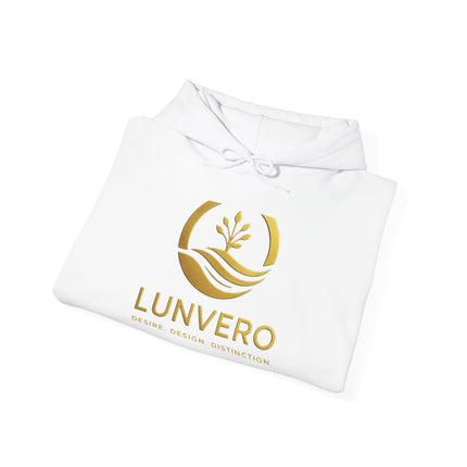 LUNVERO Unisex Hooded Sweatshirt   DESIRE. DESIGN. DISTINCTION.