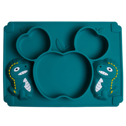 Baby Silicone Training Spoon Set – Soft Head Cartoon Design