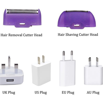 Induction Type Lady Hair Removal Device Epilator Laser Hair Removal Shaver