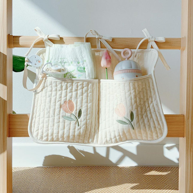 Baby Crib &amp; Stroller Hanging Storage Bag – Cute &amp; Practical Organizer
