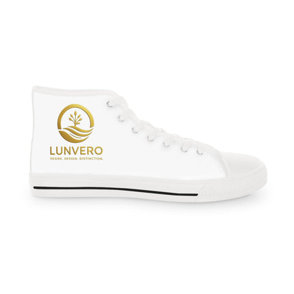 LUNVERO Gold Edition High-Top Sneakers